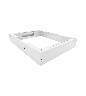 Sokkel voor 19 inch serverkasten 800x800x150mm (BxDxH) - Wit