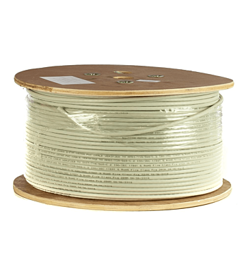 DANICOM Cat6a 100% koper netwerkkabel op rol 305m stug LSZH (Cca) - niet afgeschermd