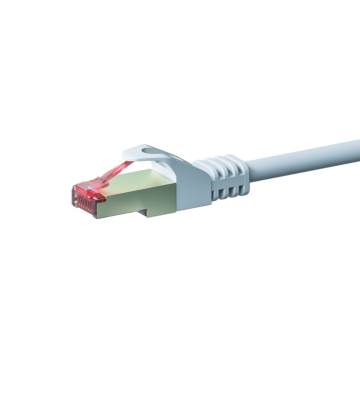 Cat6 netwerkkabel 5m wit 100% koper - dubbel afgeschermd