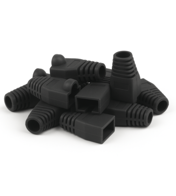 DANICOM RJ45 Kabeltule Zwart - 10 stuks