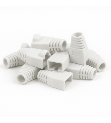 DANICOM RJ45 Kabeltule Wit - 10 stuks