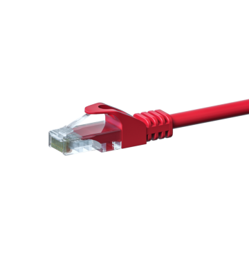 CAT5e netwerkkabel 5m rood - niet afgeschermd - CCA