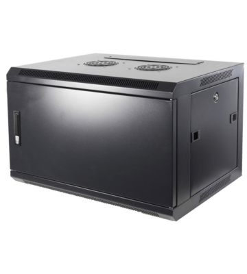 4U wandkast met metalen deur 600x600x280mm (BxDxH)
