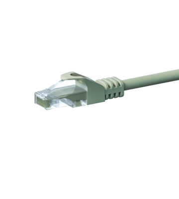 Cat5e netwerkkabel 5m grijs 100% koper - niet afgeschermd