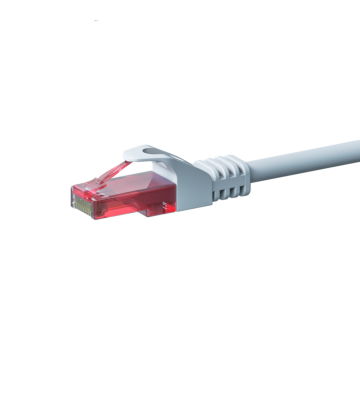 Cat6 netwerkkabel 5m wit - 100% koper - niet afgeschermd