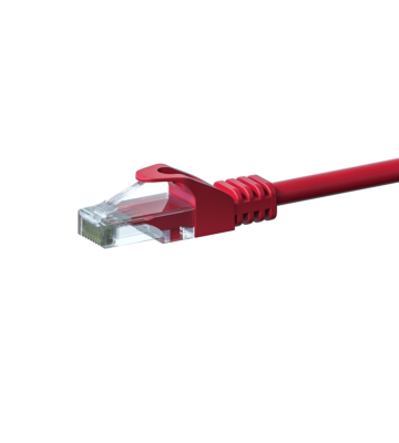 Cat6 netwerkkabel 5m rood - niet afgeschermd - CCA