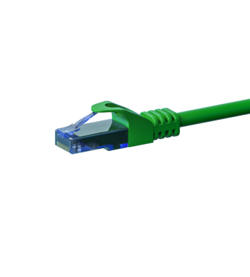 Cat6a netwerkkabel 5m groen 100% koper - niet afgeschermd