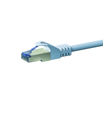 Cat6a netwerkkabel 5m wit 100% koper - dubbel afgeschermd