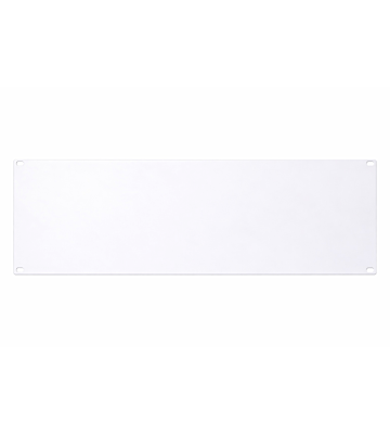 19 inch afdekpaneel - 4U wit