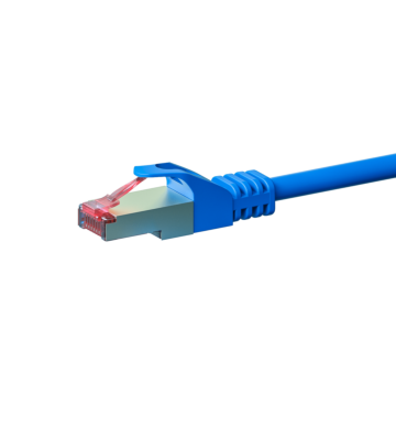 Cat6 netwerkkabel 5m blauw 100% koper - dubbel afgeschermd