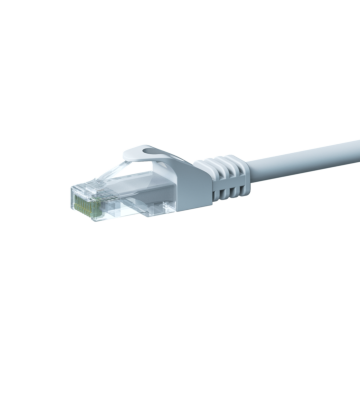 Cat5e netwerkkabel 15m wit 100% koper - niet afgeschermd