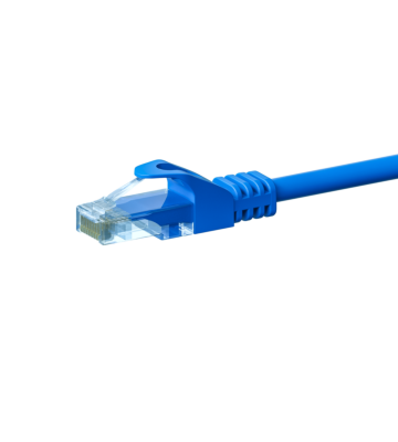 Cat5e netwerkkabel 10m blauw 100% koper - niet afgeschermd
