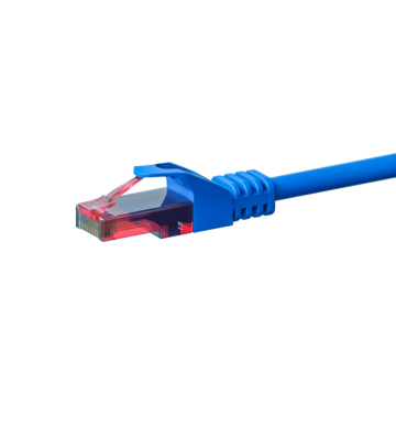 Cat6 netwerkkabel 30m blauw 100% koper - niet afgeschermd