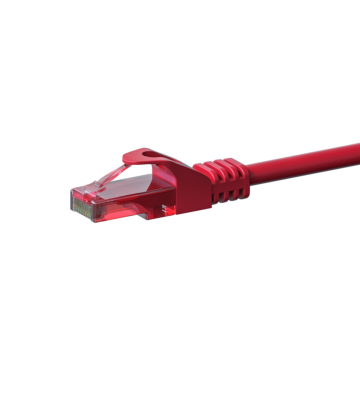 Cat6 netwerkkabel 1,50m rood 100% koper - niet afgeschermd
