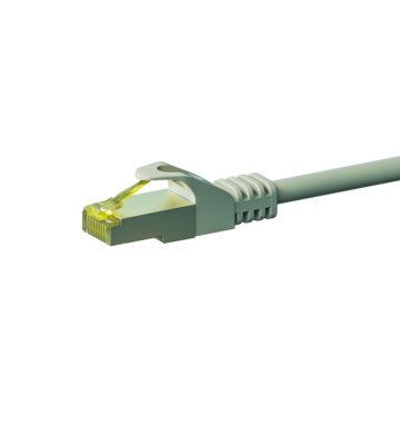 Cat7 netwerkkabel 50m grijs 100% koper - dubbel afgeschermd