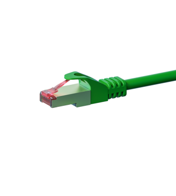 Cat6 netwerkkabel 50m groen 100% koper - dubbel afgeschermd