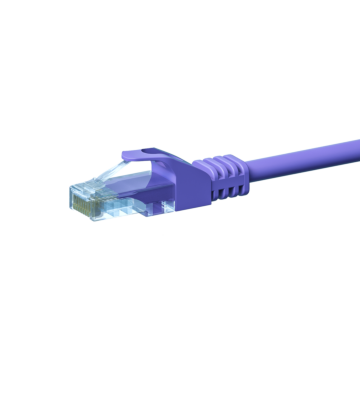 CAT5e netwerkkabel 5m paars - niet afgeschermd - CCA