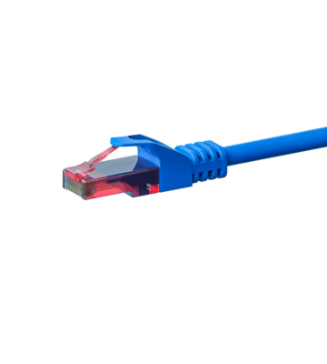 Cat6 netwerkkabel 5m blauw - 100% koper - niet afgeschermd