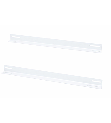 L-profiel 2-pack geschikt voor 600mm diepe wandkasten - wit
