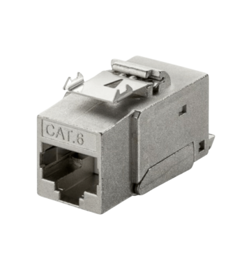 Cat6 keystone netwerkstekker (zonder gereedschap) - afgeschermd