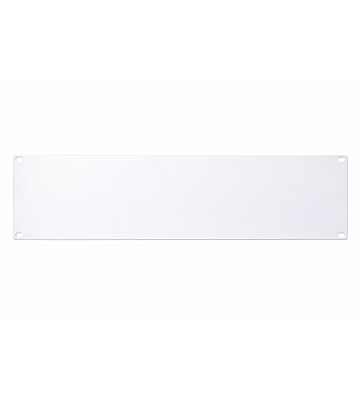 19 inch afdekpaneel - 3U wit