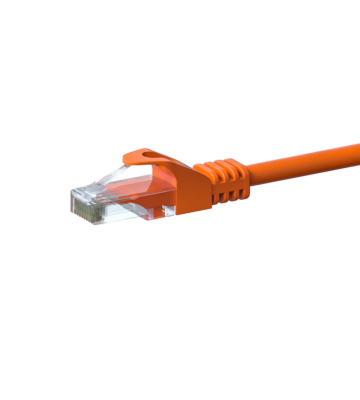 Cat6 netwerkkabel 5m oranje - niet afgeschermd - CCA