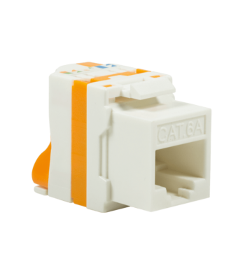 Cat6a keystone netwerkstekker (zonder gereedschap) twist - afgeschermd