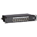 10 inch CAT6 FTP patchpaneel - 8 poorts