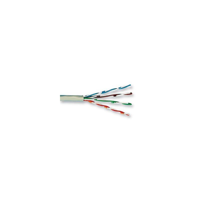 Cat5e netwerkkabel op rol 100m stug 100% koper LSOH Belden 1583ENH - niet afgeschermd