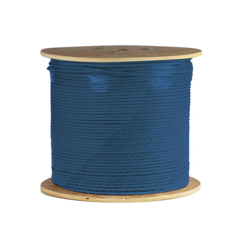 DANICOM Cat6 netwerkkabel op rol 500m stug PVC (Dca) - niet afgeschermd