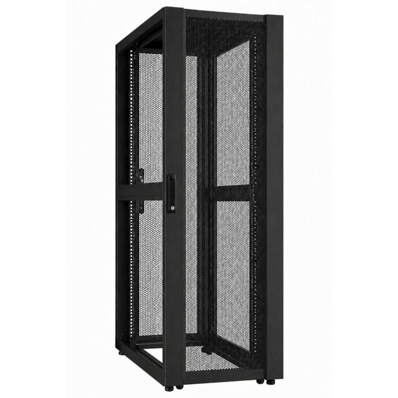 52U Datacenter serverkast met geperforeerde deur 600x1000x2400mm (BxDxH)