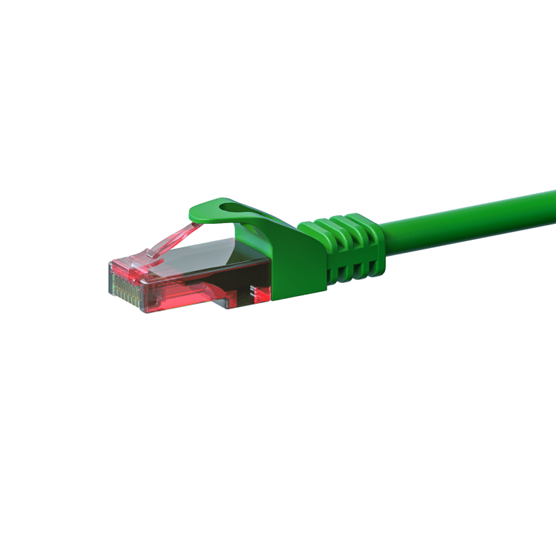 Cat6 netwerkkabel 5m groen - 100% koper - niet afgeschermd