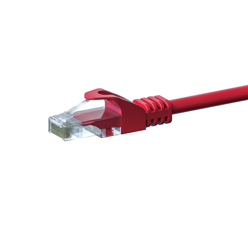 Cat5e netwerkkabel 20m rood 100% koper - niet afgeschermd