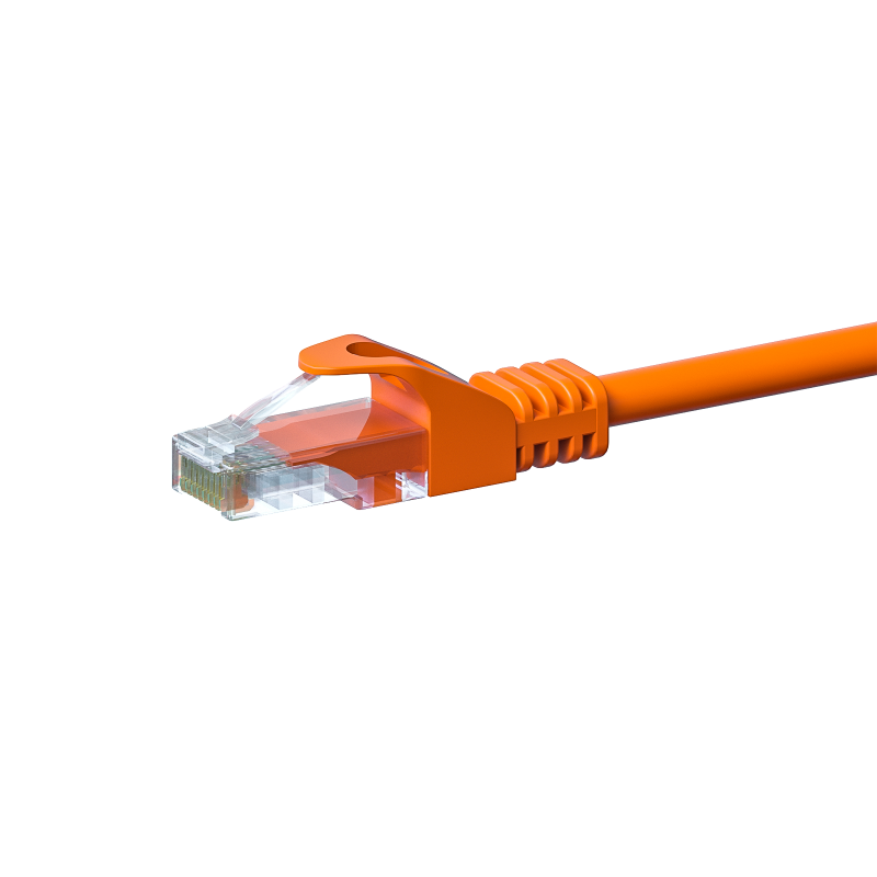 CAT5e netwerkkabel 1,50m oranje - niet afgeschermd - CCA