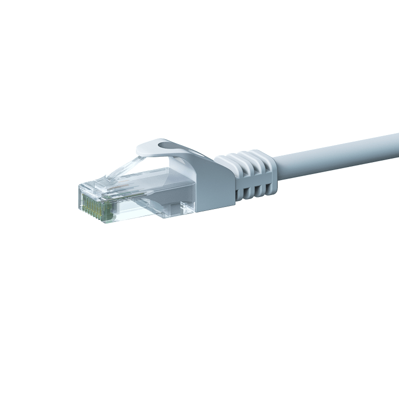 Cat6 netwerkkabel 1,50m wit - niet afgeschermd - CCA