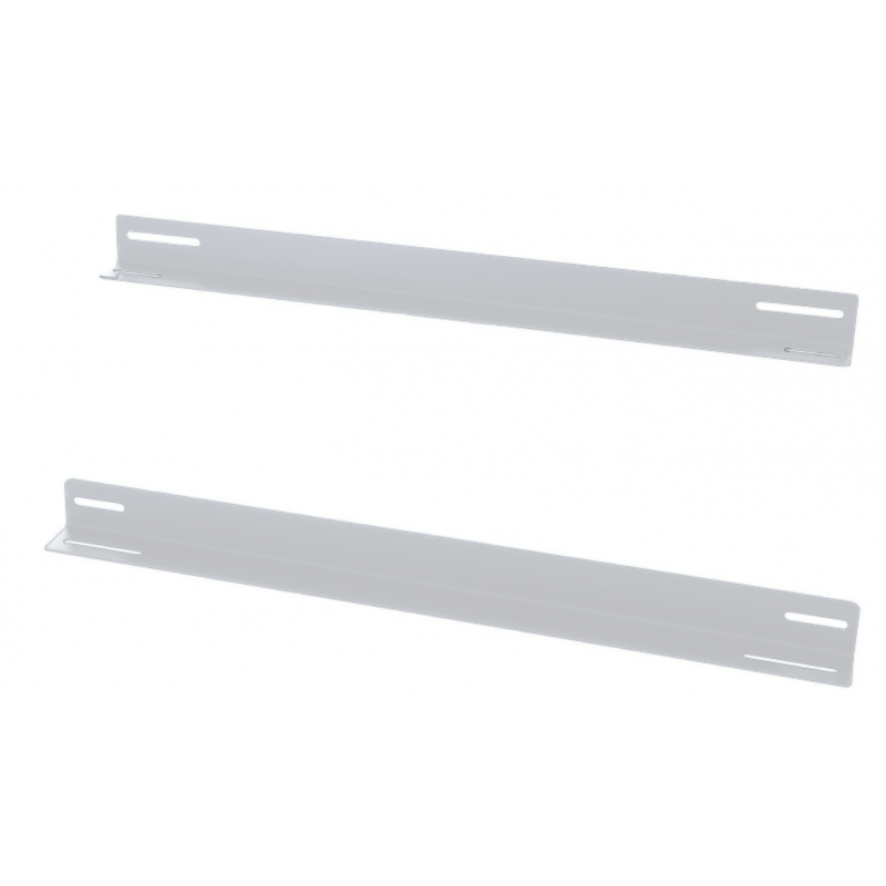 L-profiel 2-pack geschikt voor 450mm diepe wandkasten - wit