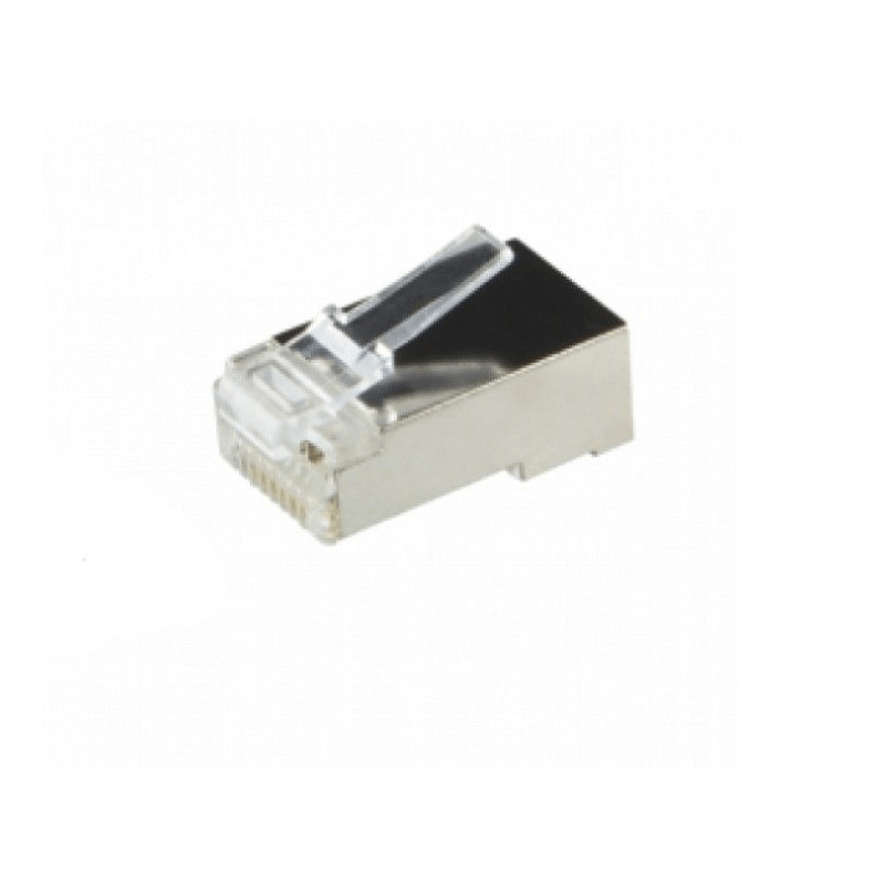 Cat6 netwerkstekker RJ45  - afgeschermd - voor soepele kern