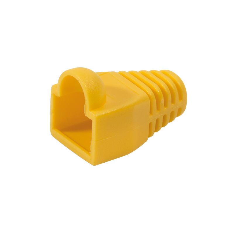Netwerk kabelschoen Geel RJ45 