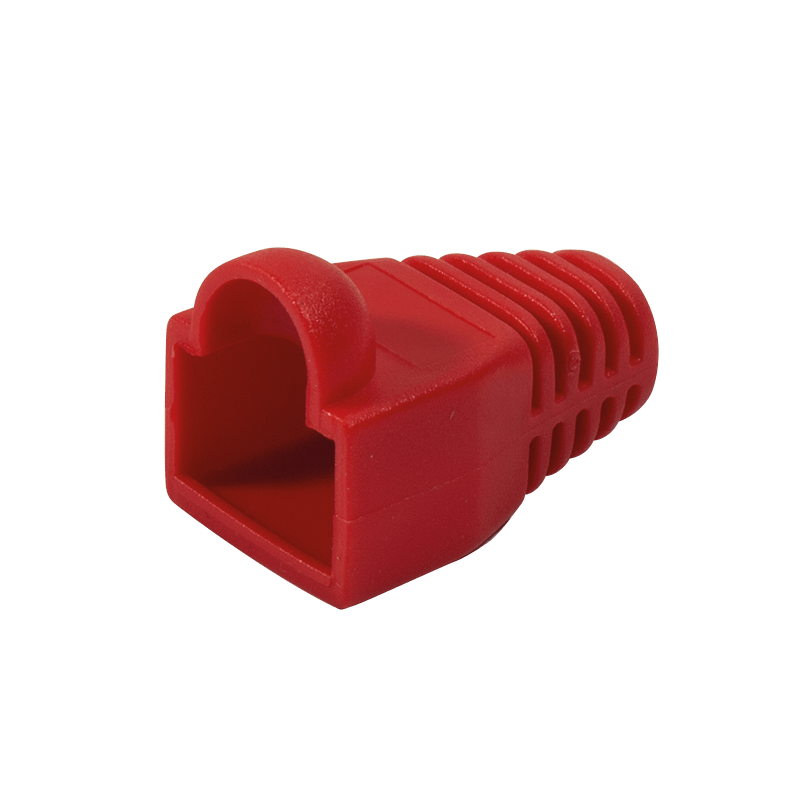 Netwerk kabelschoen Rood RJ45 