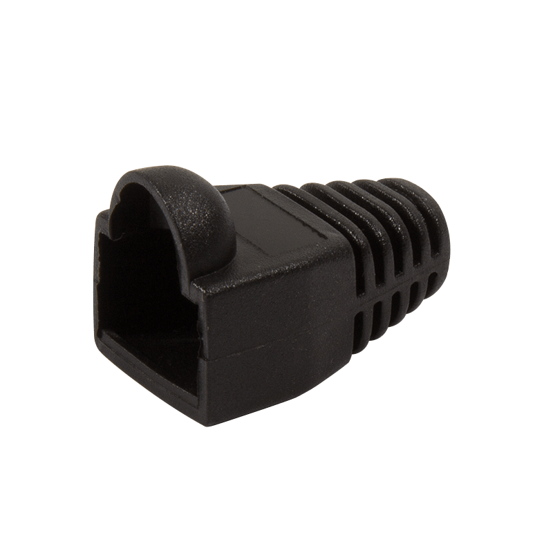 Netwerk kabelschoen Zwart RJ45 