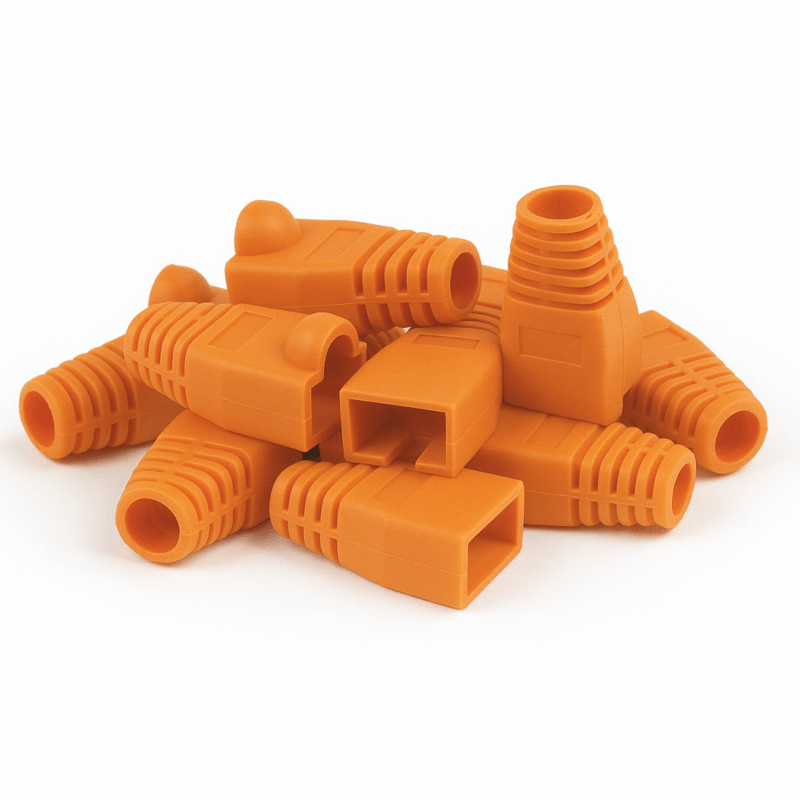 DANICOM RJ45 Kabeltule Oranje - 10 stuks