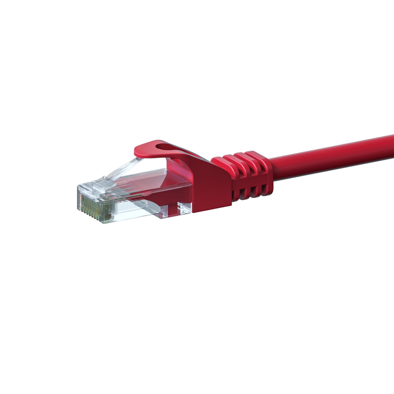 Cat6 netwerkkabel 2m rood - niet afgeschermd - CCA