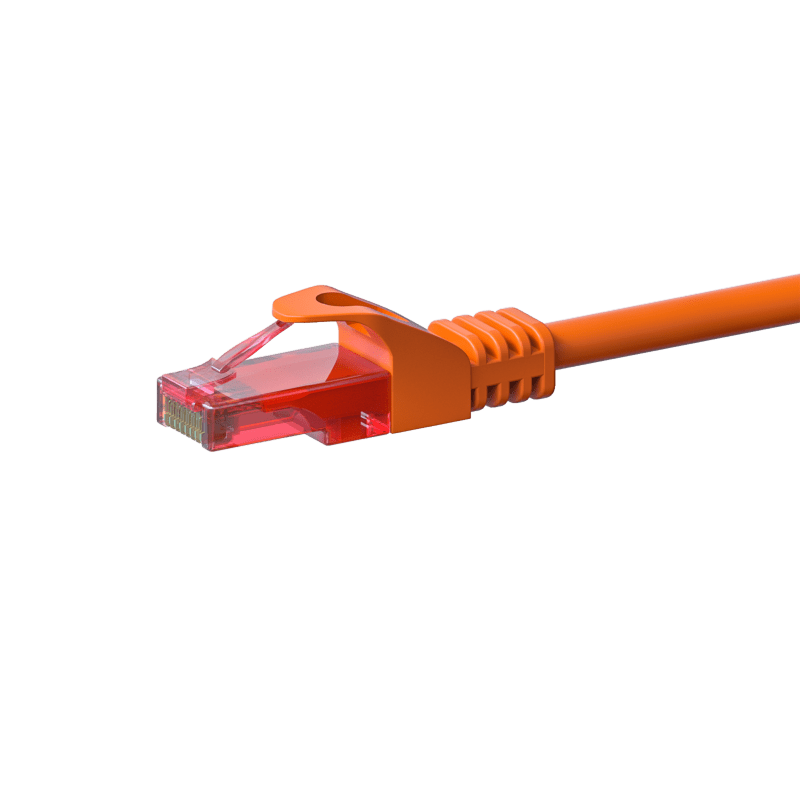 Cat6 netwerkkabel 5m oranje - 100% koper - niet afgeschermd