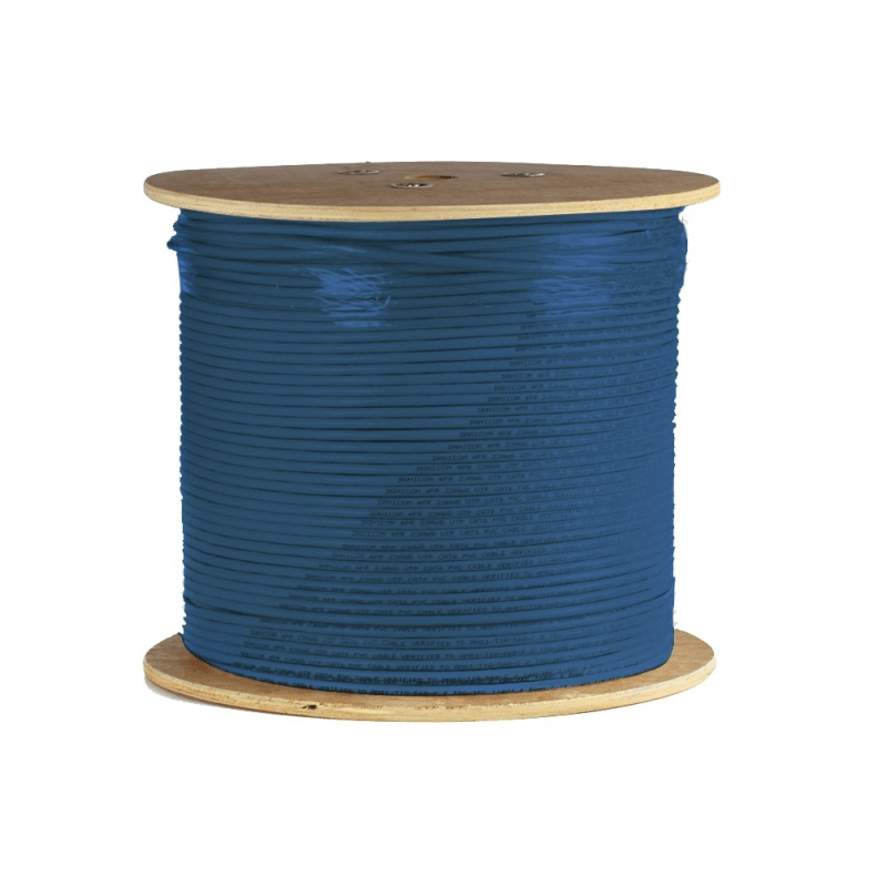 DANICOM Cat6 netwerkkabel op rol 500m stug PVC (Dca) - niet afgeschermd