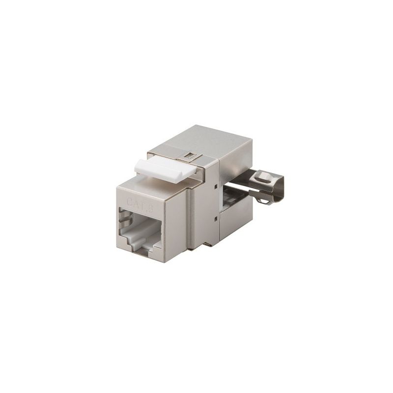 Cat6 keystone netwerkstekker LSA Angled - afgeschermd