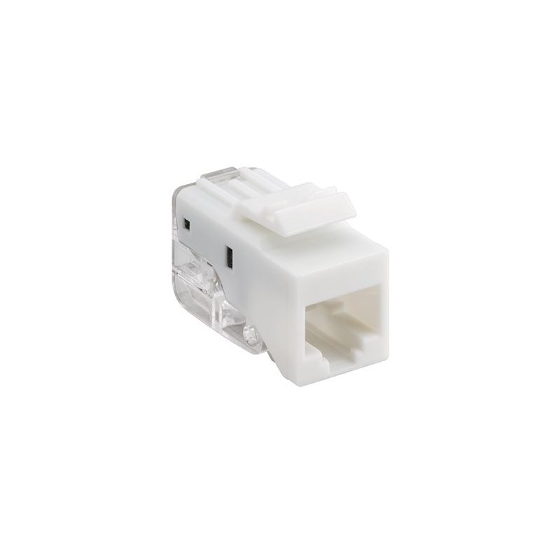 CAT5e keystone netwerkstekker (zonder gereedschap) - niet afgeschermd
