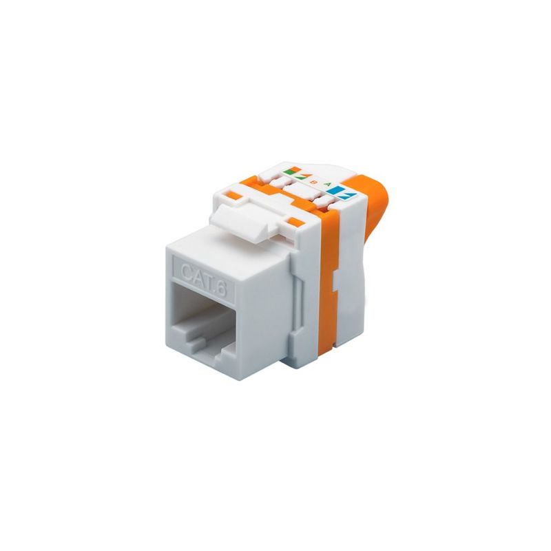 Cat6 keystone netwerkstekker (zonder gereedschap) twist - niet afgeschermd