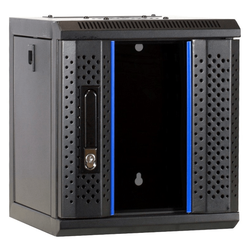 10 inch 4U serverkast met glazen deur 312x310x264mm (BxDxH)