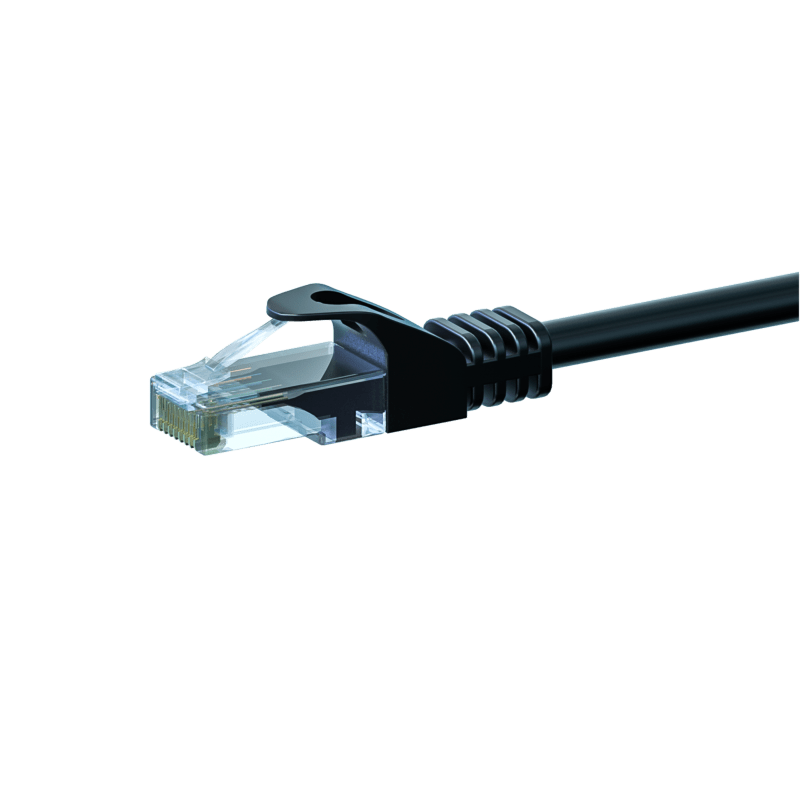 Cat6 netwerkkabel 5m zwart - niet afgeschermd - CCA