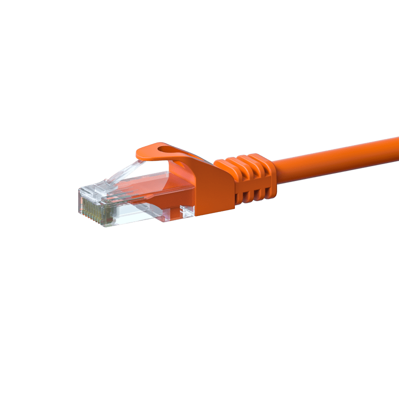 Cat6 netwerkkabel 5m oranje - niet afgeschermd - CCA